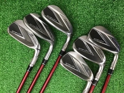 TaylorMade Stealth Ladies Iron Set 7-9,Pw,Aw,Sw 6pc Flex Ladies TENSEI RED TM40 - Image 1 of 4