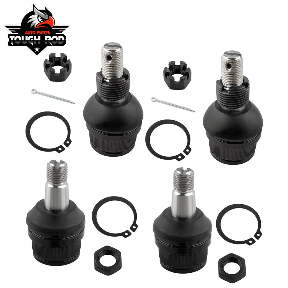 4WD 4 FRONT BALL JOINTS FOR RAMCHARGER W100 W150 W200 W250 W300 W350 K8194 K8195 - Image 1 of 4