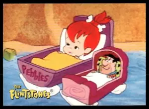 Cardz The Flintstones #36 1993 Itty Bitty Fred - Imagen 1 de 2