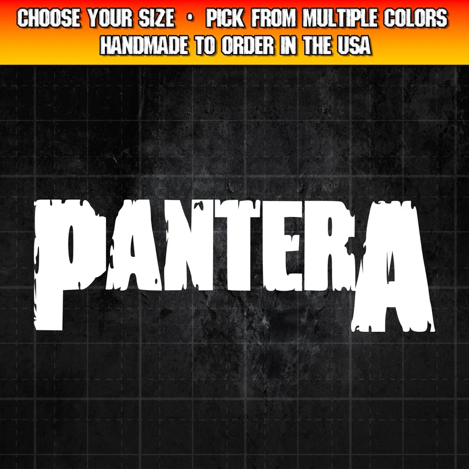 Pantera Decal for Cars, Trucks, Laptops, Pantera Sticker, Heavy Metal - Image 1 of 1