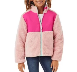Members Mark Reversible Girls Jacket X-Large (14/16). Machine Washable. NWT - Picture 1 of 3