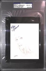 Sara Jean Underwood Signed 2007 Bench Warmer Sketch 4x5 Card PSA/DNA Gem Mint 10 - Picture 1 of 24