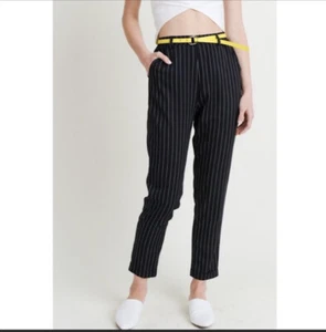 Women's Striped Pants, Black & White, size s ,m, L - Picture 1 of 6