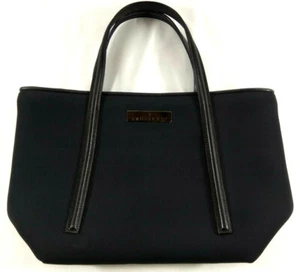 Bolso Trussardi Negro Mujer 33x22cms como Nuevo Con Certificado Moneda - Picture 1 of 5