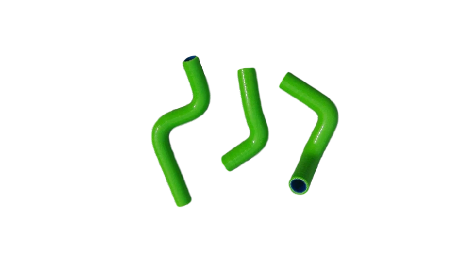 Manguera de radiador de silicona verde para Kawasaki KX85 KX100 2014-2016 2014-2016 Foto 1 de 4