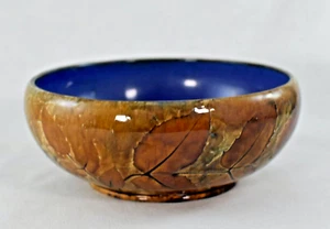 ANTIQUE ART NOUVEAU ROYAL DOULTON FOLIAGE WARE 9108 BOWL c1922-1927 - Picture 1 of 6