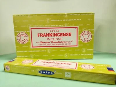 Incenso Satya Frankincense bastoncini incenso box 12 scatole x 15 gr.
