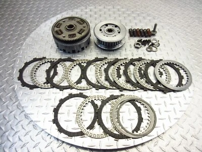 1997 91-97 Yamaha Virago 750 XV750 Clutch Basket Inner Outer Plates Spring - Image 1 of 4