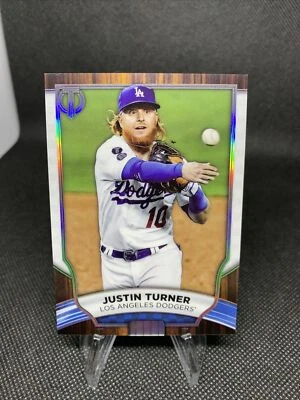2022 Topps Tribute base Justin Turner #57 Los Angeles Dodgers! - Image 1 of 2