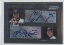 2010 Bowman Chrome USA Dual /500 John Simms Christian Montgomery #USADA-5 Auto