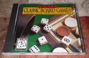 Nuevos juegos de mesa clásicos Hoyle PC Backgammon sellado ~ Damas ~ Yatzi ~ Parchisi - Imagen 1 de 3
