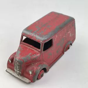 Vintage Dinky Toys Trojan 15 CWT Van Red Play Worn - Picture 1 of 5