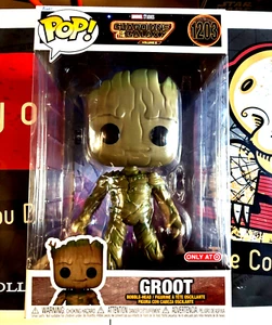 FUNKO POP #1203 MARVEL GROOT EXCLUSIVE 10" VINYL ACTION FIGURE NIB NM+ - Picture 1 of 2