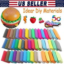 50 Colors Polymer Clay,  Modeling Clay Oven Bake Clay Non-Stick Non-Toxic Gift