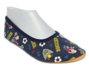 BECK Gymnastikschuhe 23 24 25 26 27 28 29 30 Turnschläppchen FUSSBALL Hausschuhe - Bild 1 von 1