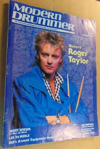 Modern Drummer, October 1984, Roger Taylor - Queen on cover with 45pm 134 pages - Picture 1 of 6