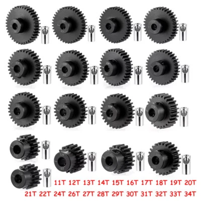 M0.8 32P 5mm Stahl Ritzel 11/12/13T-34T Für 32P Stirnrad RC Car 3.17mm 5mm Motor - Bild 1 von 4