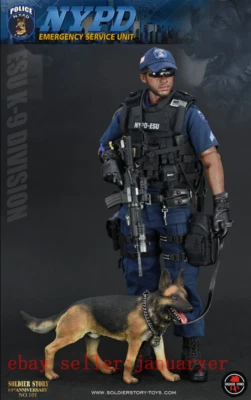 Perfect Soldier Story Ss101 1/6 Nypd Esu “K-9 Division” Action Figure In Stock - Image 1 of 4