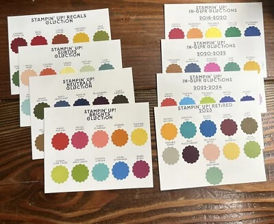 Stampin' Up! 2023-2024 - 81 Color Refresh Flower Cardstock Sampler Collections - Image 1 of 3