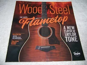 Wood & Steel Magazine Volume 102 2022 Issue 1 Taylor Guitars AD27e Flametop - Picture 1 of 2