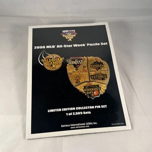 2006 MLB AII-Star Week Puzzle Set - Limited Edition Collector Pin Set 1 of 2,500 - Picture 1 of 2