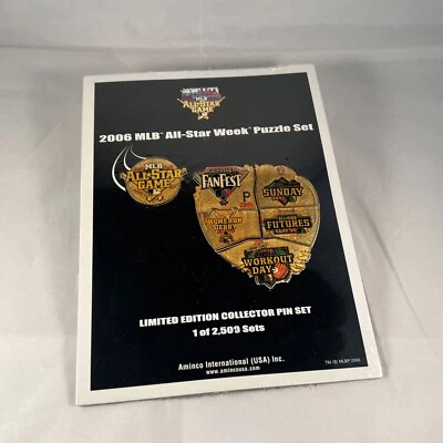 2006 MLB AII-Star Week Puzzle Set - Limited Edition Collector Pin Set 1 of 2,500 - Image 1 of 2