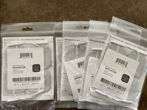 BodyMed 2.00" Square Carbon Film Cloth Electrodes (5) - 4/Packs = (20) Total - Picture 1 of 2