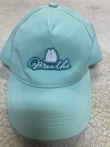 Pusheen Box Exclusive “Breathe” Strap Back Baseball Cap/Hat Green 2021 - Picture 1 of 3