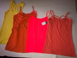 Lot of 4 Cami Tops multi-color and brandsTeen Size M - Picture 1 of 7