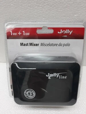 MISCELATORE DA PALO DI SEGNALE  ANTENNA TV 1 VHF + 1 UHF CON 2 USCITE - Immagine 1 di 2