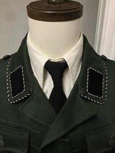 WW1/WW2 German Uniform Tailoring Service. *Collar/Collar Tab Piping* - Picture 1 of 4