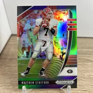 2020 Panini Purple Green Prizm Draft Picks Matthew Stafford /199 Georgia - Picture 1 of 2