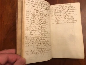 1810 Antique DIARY Farming JOURNAL Estate CALENDAR Beauchief Hall ENGLAND UK - Picture 1 of 9