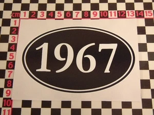 1967 Pegatina de Año de Cumpleaños - Divertida Barata Divertida Comedia Regalo Broma Fiesta - Imagen 1 de 1