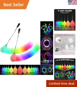 Premium Luminous Poi Balls Set - Perfect for Beginners & Professionals Alike - Picture 1 of 10
