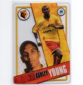 ASHLEY YOUNG 2006-07 Topps I-Card Soccer Acetate Card WATFORD #89 PSA - Picture 1 of 2