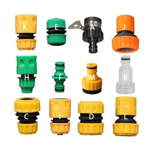 Kunststoff Gartenschlauch Stecker Adapter Schnellanschluss Reparatur Anschlussrohr 1 Stück - Bild 1 von 19