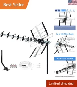 HDTV Antenna with 200 Mile Range - Effortless Mounting & 100 Channels - Bild 1 von 11