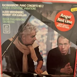 Rachmninoff Piano Concerto No 2/Franck Variations Weissenberg/Karajan LP NM 1973 - Picture 1 of 5