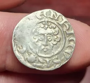#03-3 ~ ANGLO SAXON - Short Cross Penny - Canterbury - John - IOAN ON CANTE - Bild 1 von 3