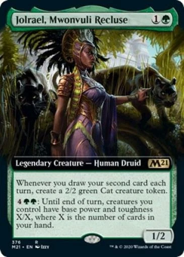 MTG - (Extended Art) JOLRAEL, MWONVULI RECLUSE - M21/Core Set 2021 (R) - Image 1 of 1