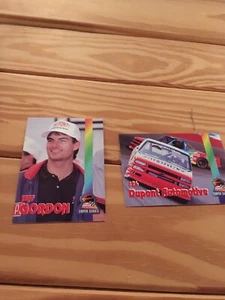 1995 Finish Line Super Series Trucks Jeff Gordon And Dupoint Truck Racing Cards - Picture 1 of 1