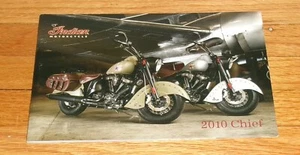 Original 2010 Indian Chief Motorcycle Sales Brochure Catalog Roadmaster Bomber - Picture 1 of 2