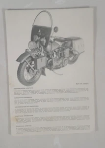 E.S.C.I. AMF Harley Davidson WLA 45 solo instrucciones - Imagen 1 de 2