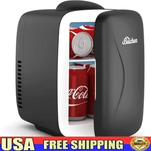 Mini Fridge Upgrade Portable Cooler Warmer 4L Skincare Drinks Snacks Office Car - Picture 1 of 10