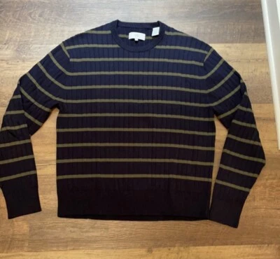 Jack Spade Navy Sweater Knit Size XL Men’s Striped - Image 1 of 3