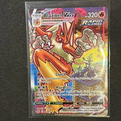 Blaziken VMAX (Alternate Art Secret) 201/198 Chilling Reign Sword Shield Pokemon - Image 1 of 4