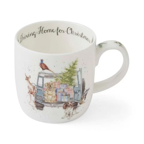 Wrendale Henkelbecher "Driving Home for Christmas" - Bild 1 von 1