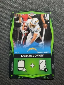 2025 UNO Elite Alt Jerseys Green #115 Ladd Mcconkey Los Angeles Chargers - Picture 1 of 2