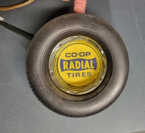 Vintage CO-OP RADIAL TIRES Ashtray - Picture 1 of 4